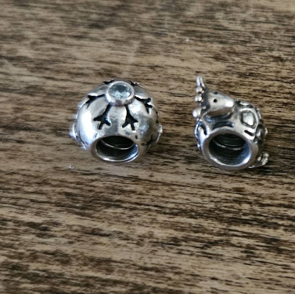 Authentic PANDORA Silver Charm-each sold Separately